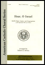 Hear, O Israel [SATB]